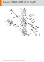 Stihl Carburetor Assembly 1123 120 0629 | for MS 250 Chainsaw