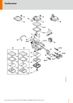 Stihl Carburetor Assembly 1143 120 0641 (1143/39) for MS 251 C-BE, MS 231 C-BE