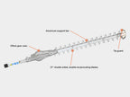 Echo Mid-Reach Hedge Trimmer Attachment | 99944200640 | Pro Attachment Series