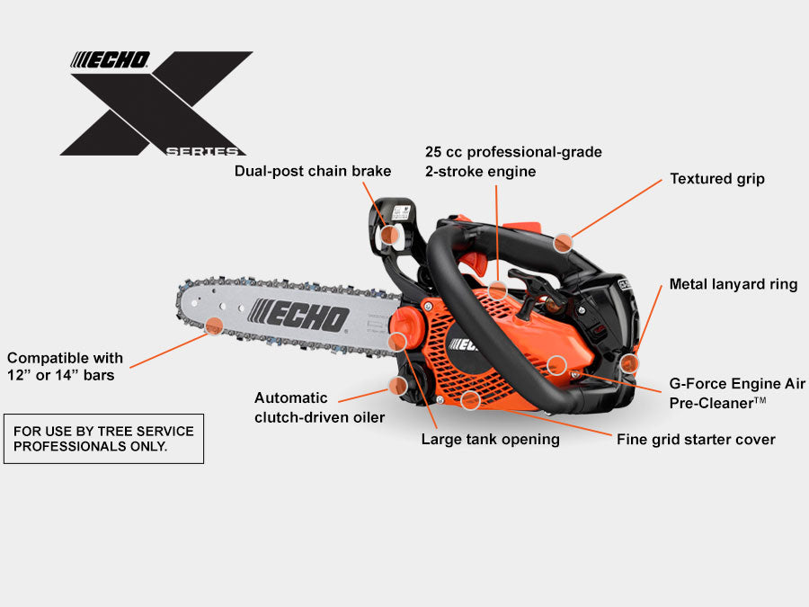 Echo CS-2511T Gas Chainsaw | Top Handle