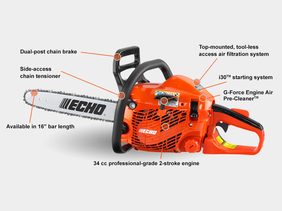 Echo CS-352 Gas Chainsaw  | Rear Handle