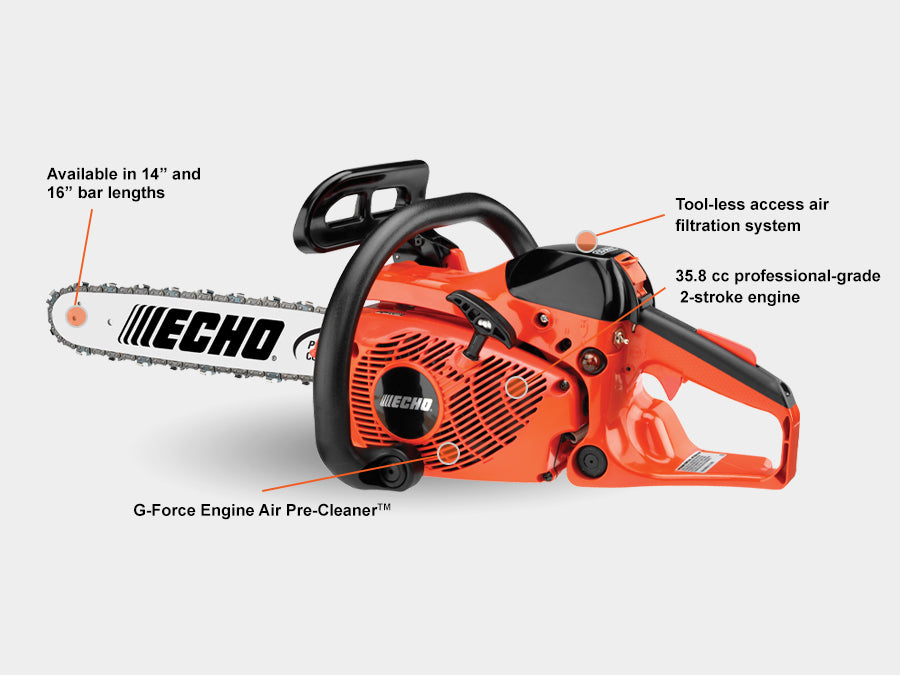 Echo CS-361P Gas Chainsaw  | Rear Handle