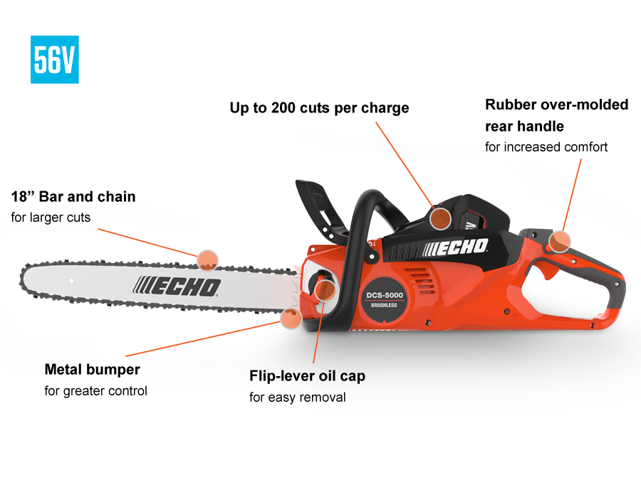 Echo DCS-5000 Battery Powered Chainsaw