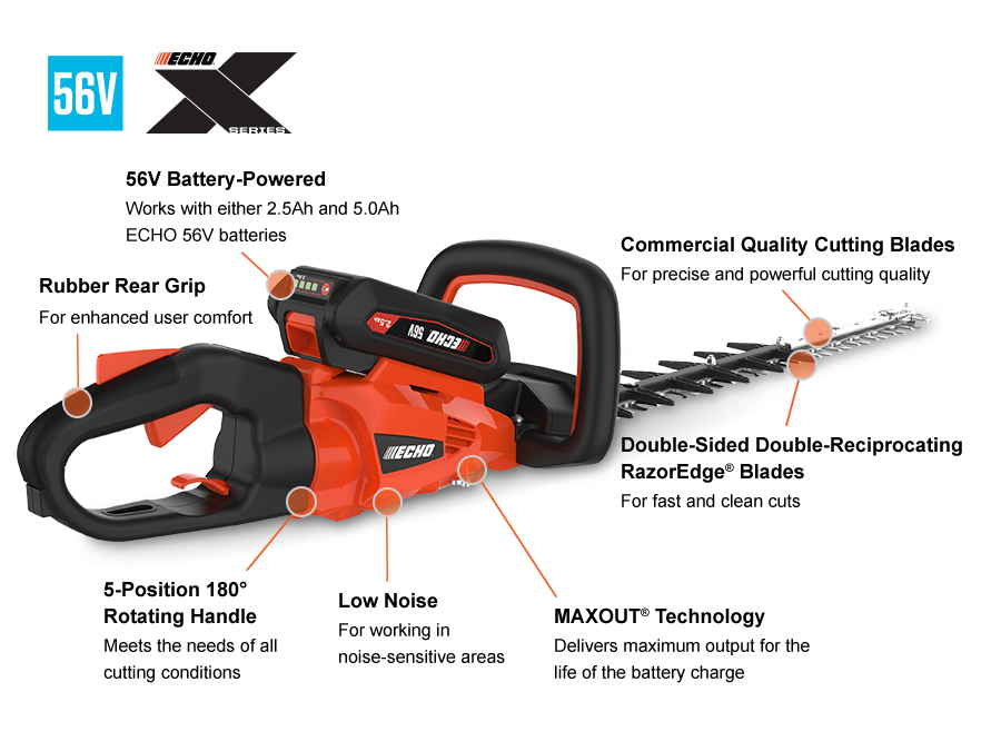 Echo DHC-2200 Battery Powered Hedge Trimmer