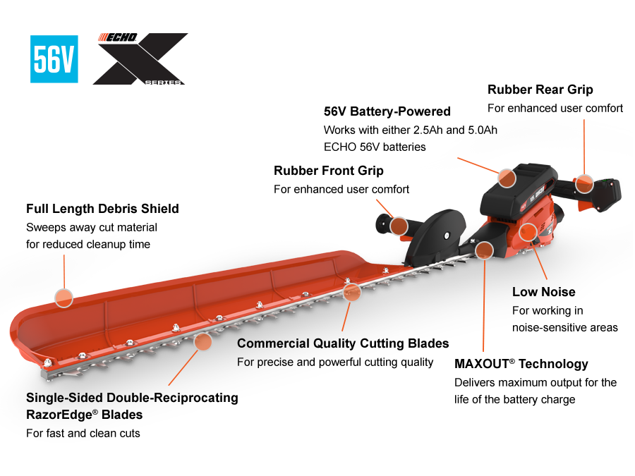 Echo DHCS-3400 Battery Powered Hedge Trimmer