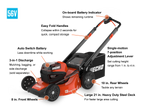 Echo DLM-2100 Battery Powered Walk Behind Mower