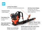 Echo DPB-5800T Battery Powered Backpack Blower