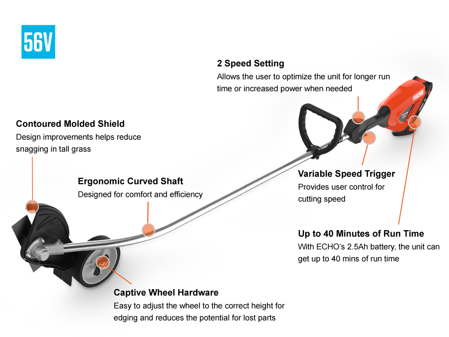 Echo DPE-2100 Battery Powered Edger