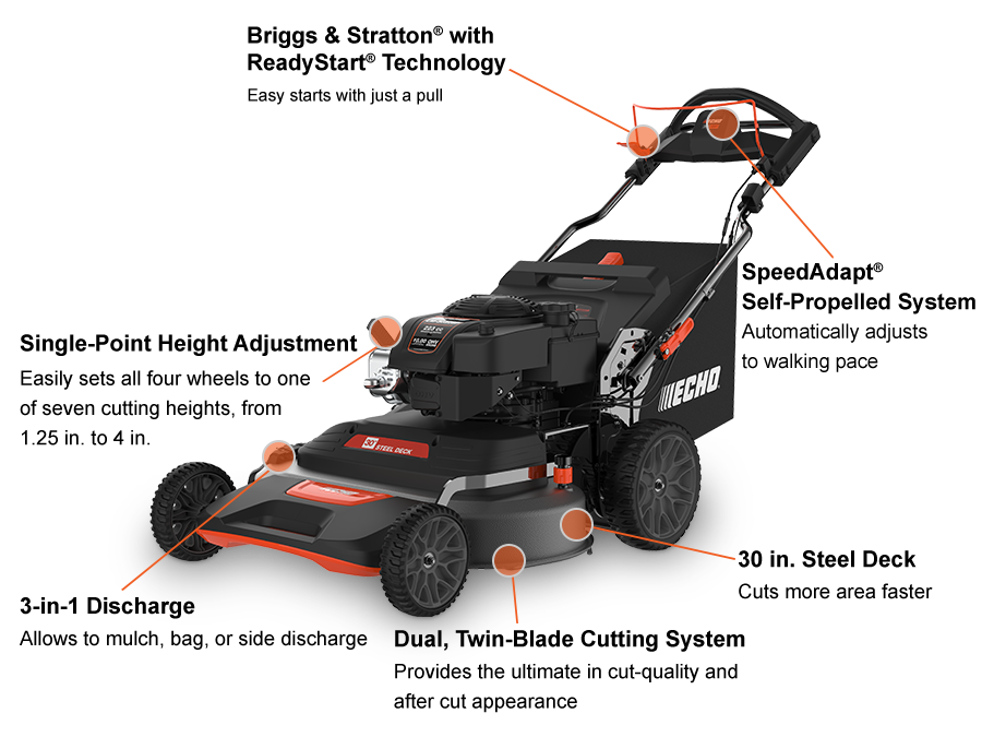 Echo LM-3022SP Walk Behind Gas Mower