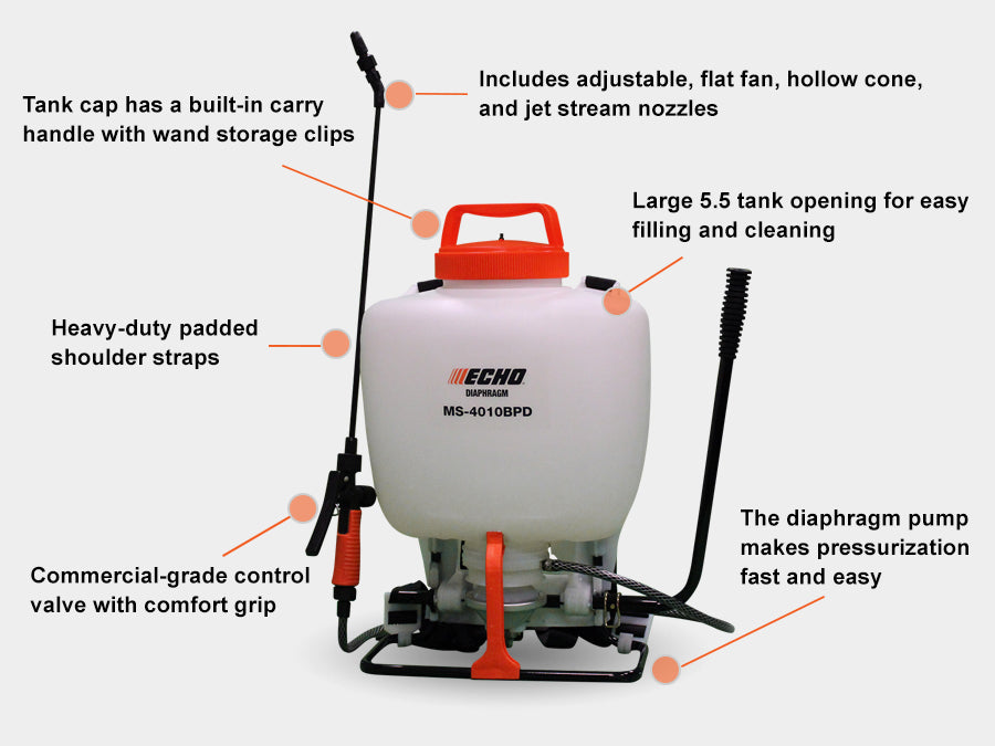 Echo MS-4010BPD Backpack Diaphragm Sprayer