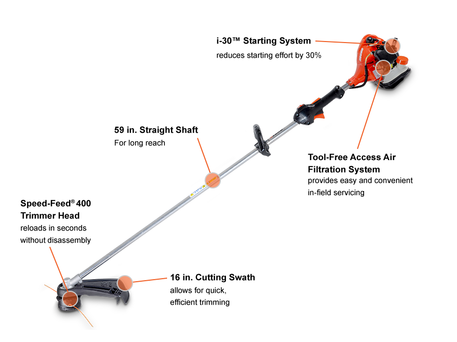 Echo SRM-2120SF Straight Shaft Trimmer | Speed-Feed 400 | 21.2cc