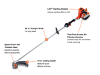 Echo SRM-2120SF Straight Shaft Trimmer | Speed-Feed 400 | 21.2cc