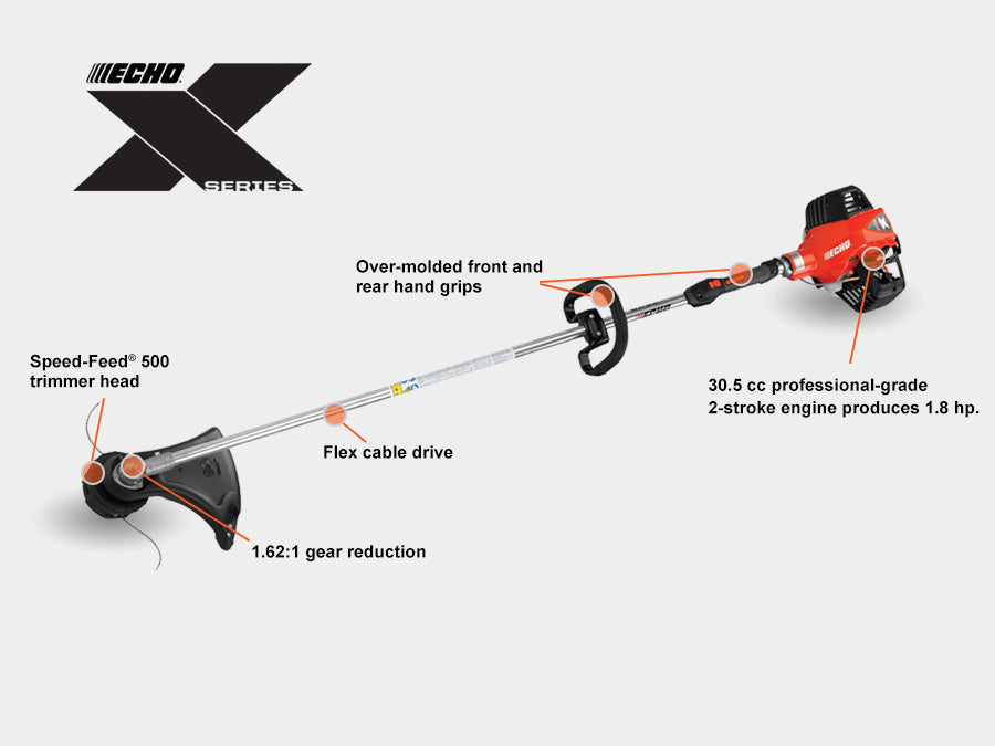 Echo SRM-3020 Straight Shaft Trimmer | 25.4cc | X-Series