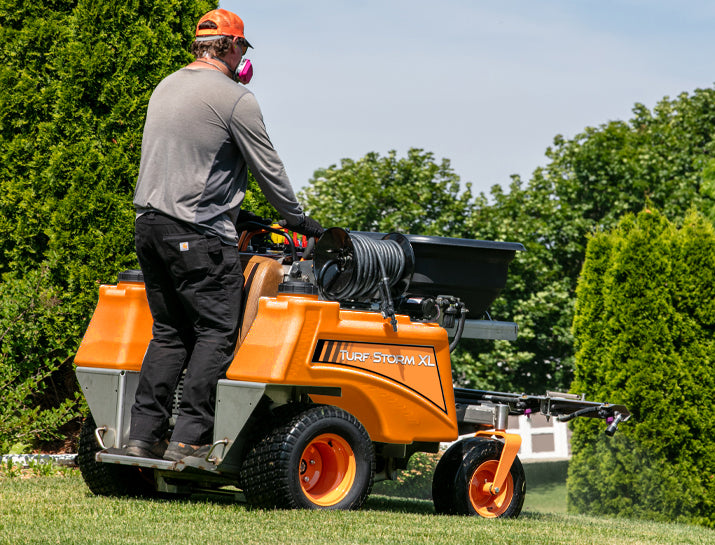 Scag Turf Storm | 30 Gallon Spreader | 23 HP Briggs Vanguard