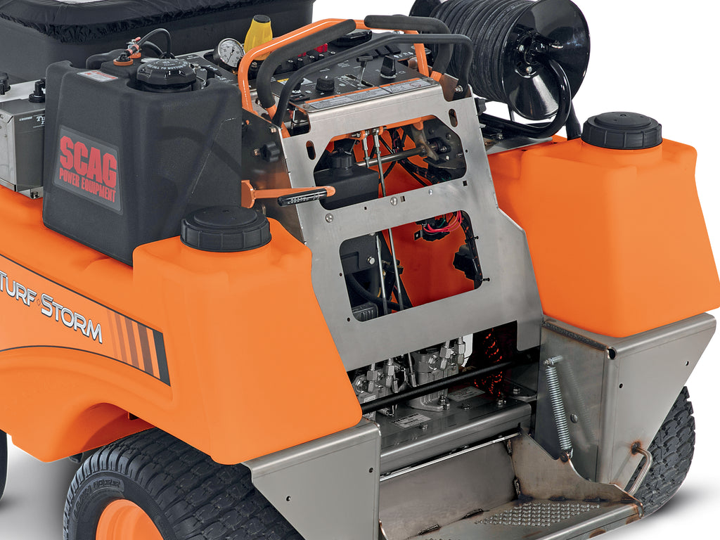 Scag Turf Storm | 30 Gallon Spreader | 23 HP Briggs Vanguard