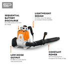 Stihl BRA 200 Battery Powered Backpack Blower | Set includes AP 300 S Battery & AL 301 Charger