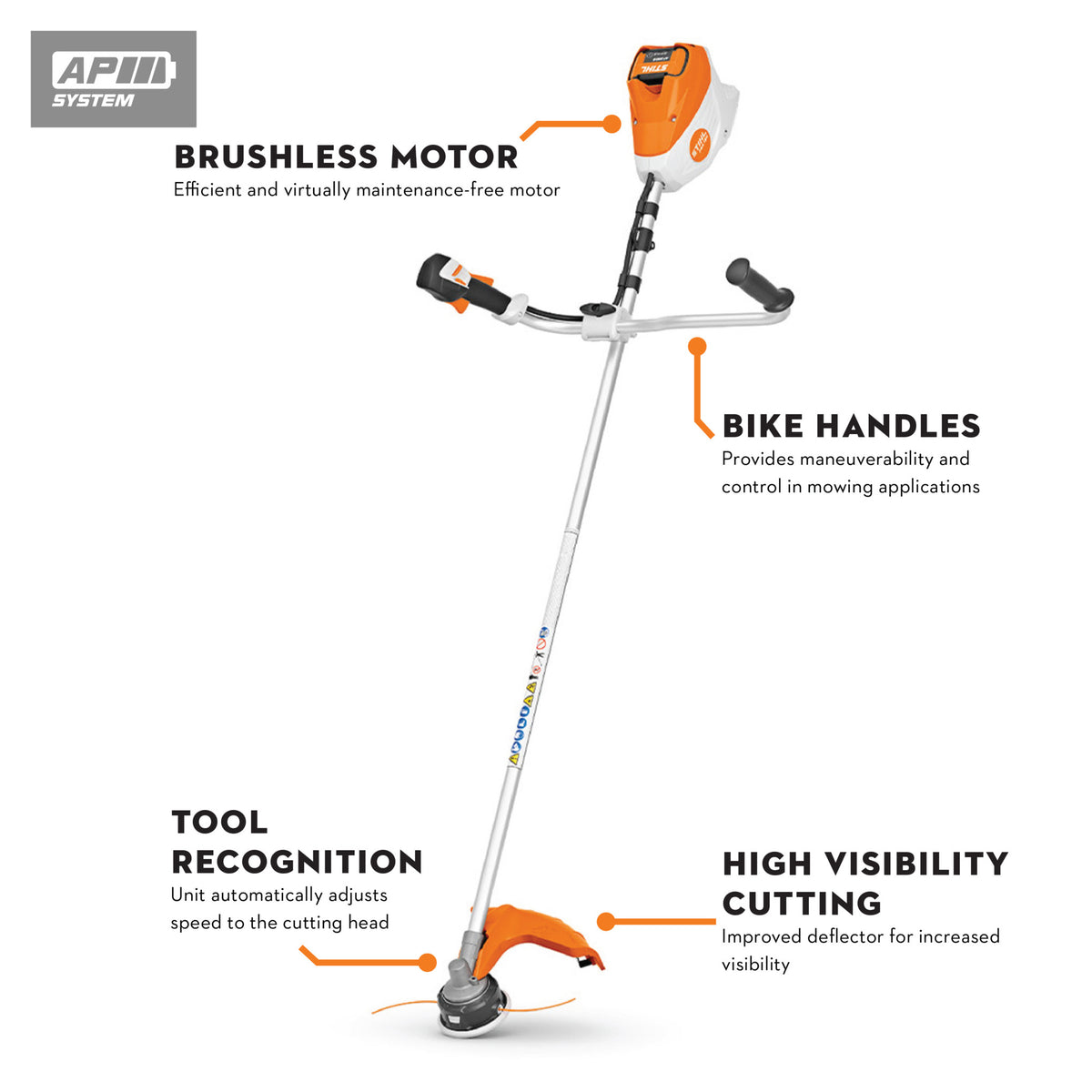 Stihl FSA 120 Battery Powered Trimmer Set | Includes AP 200 S Battery & AL 301 Charger