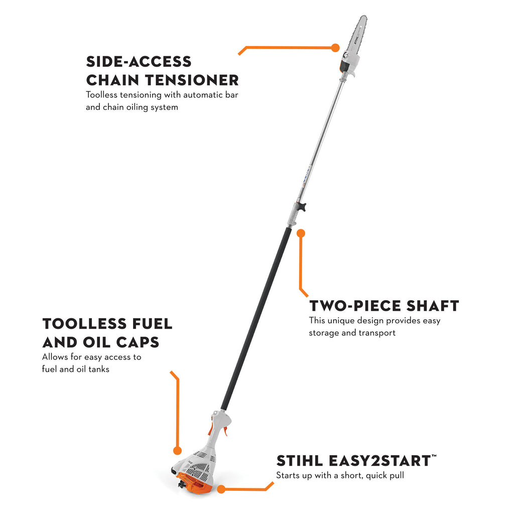 Stihl HT 56 C-E Pole Pruner | 10" bar, 27.2cc