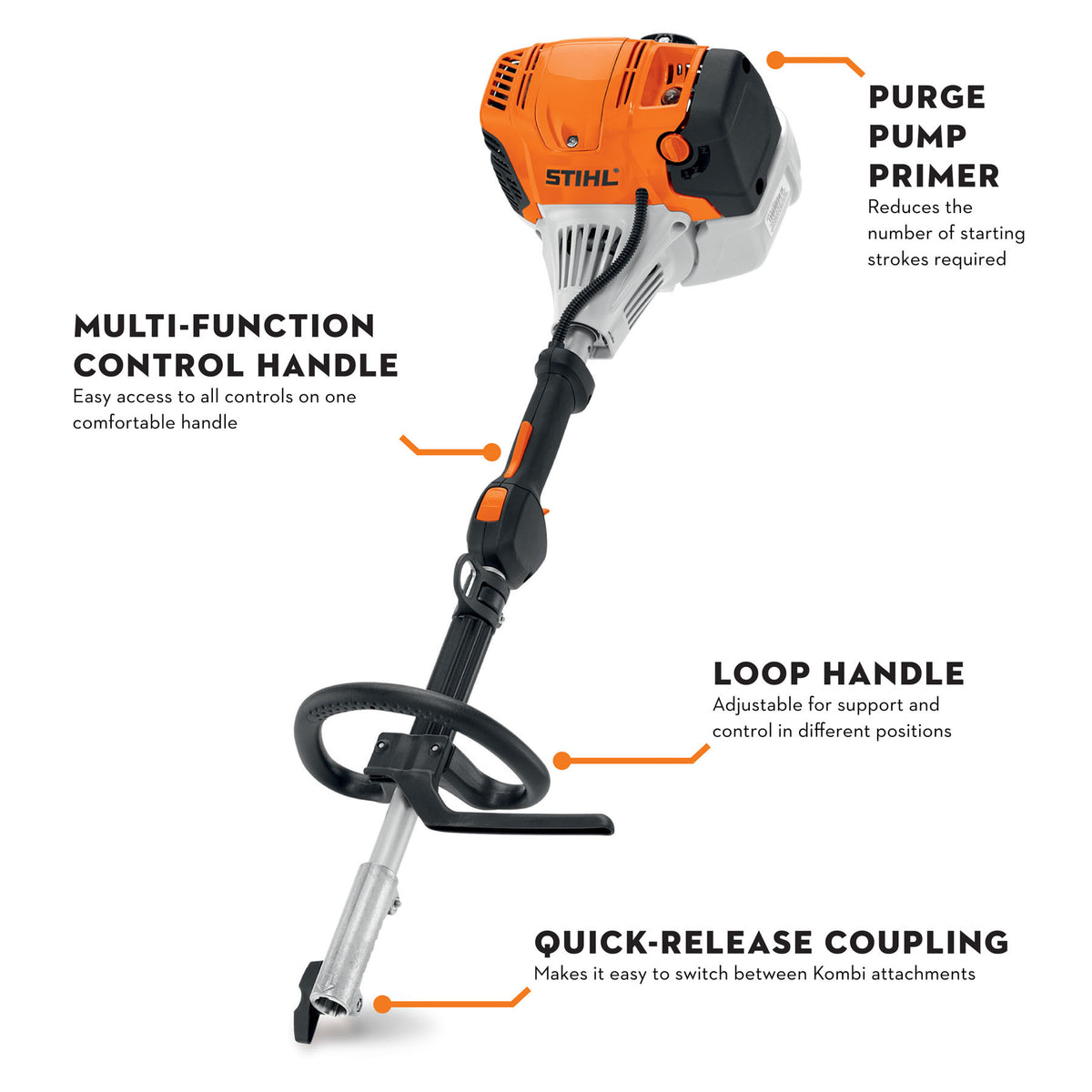 Stihl KM 131 R Gas Kombi Motor
