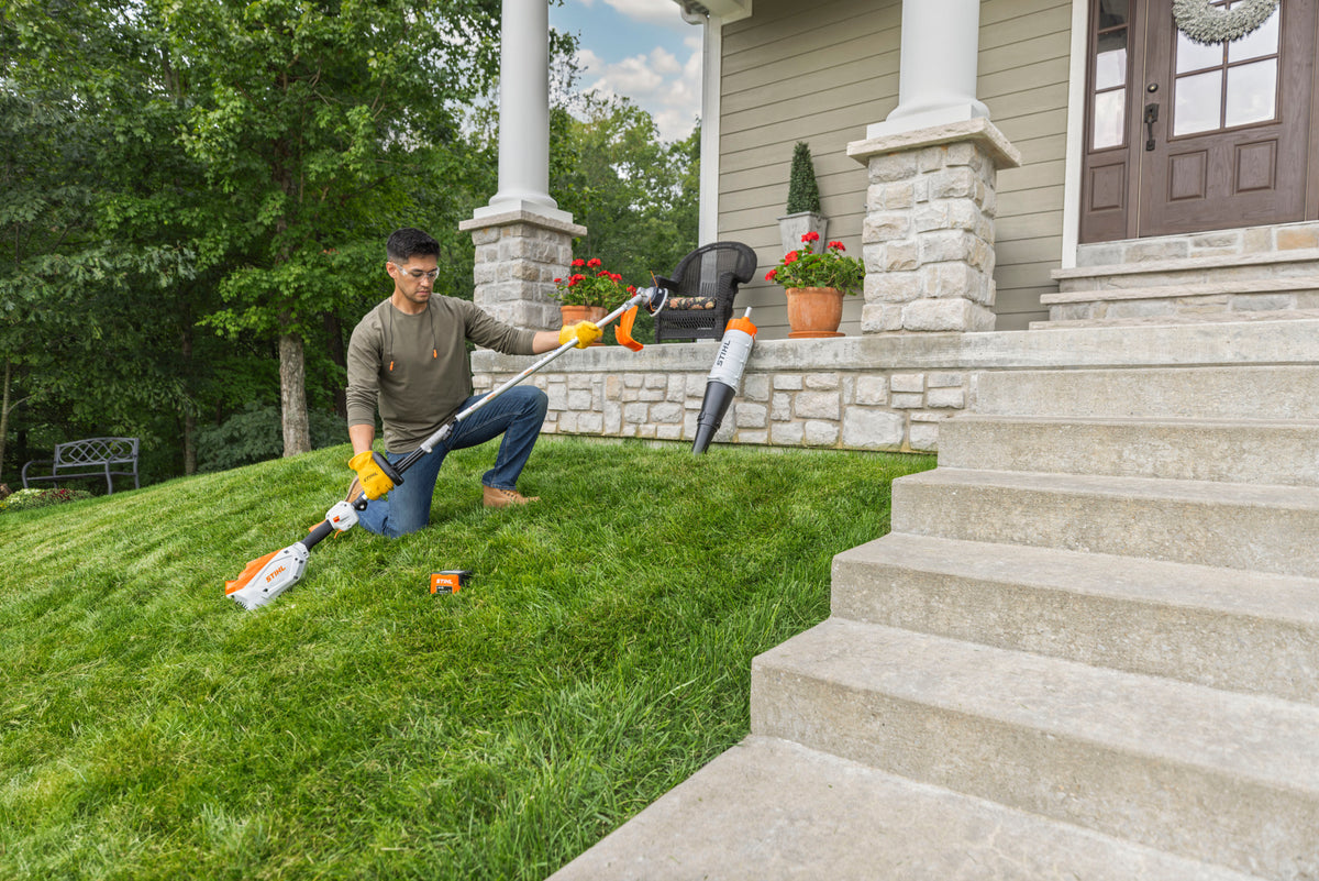 Stihl KMA 80 R Battery Powered Kombi Motor | Set includes AK 30 Battery, AL 101 Charger & FS-KM Trimmer Attachment