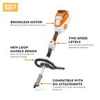 Stihl KMA 80 R Battery Powered Kombi Motor | Set includes AK 30 Battery, AL 101 Charger & FS-KM Trimmer Attachment