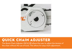Stihl MS 212 C-BE Gas Chainsaw | Quick Chain Adjuster | 18" Guide Bar 3/8" Pitch .050" Gauge