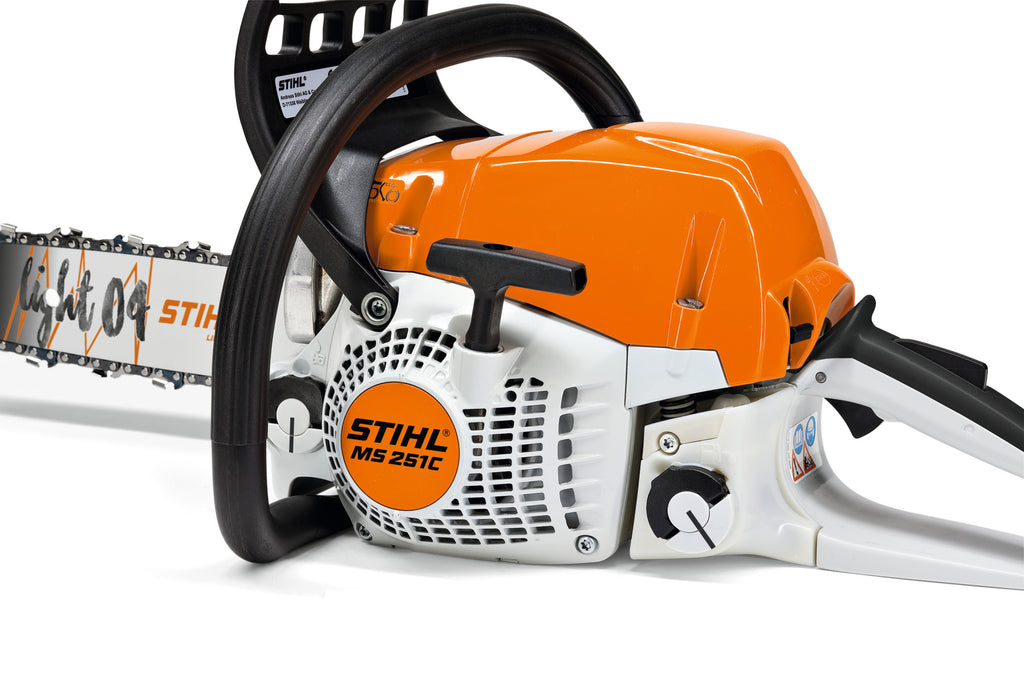 Stihl MS 251 C-BE Gas Chainsaw | 18" Guide Bar 3/8" Pitch .050" Gauge | Quick Chain Adjuster (QCA), Comfort Edition