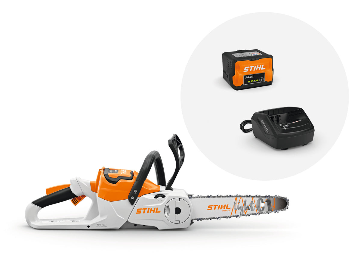 Stihl MSA 60 C-B Battery Powered Chainsaw | Includes AK 20 Battery & AL 101 Charger