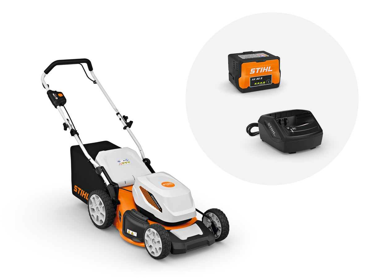 Stihl RMA 348 Battery Powered Mower | Set Includes AK 30 S Battery & AL 101 Charger