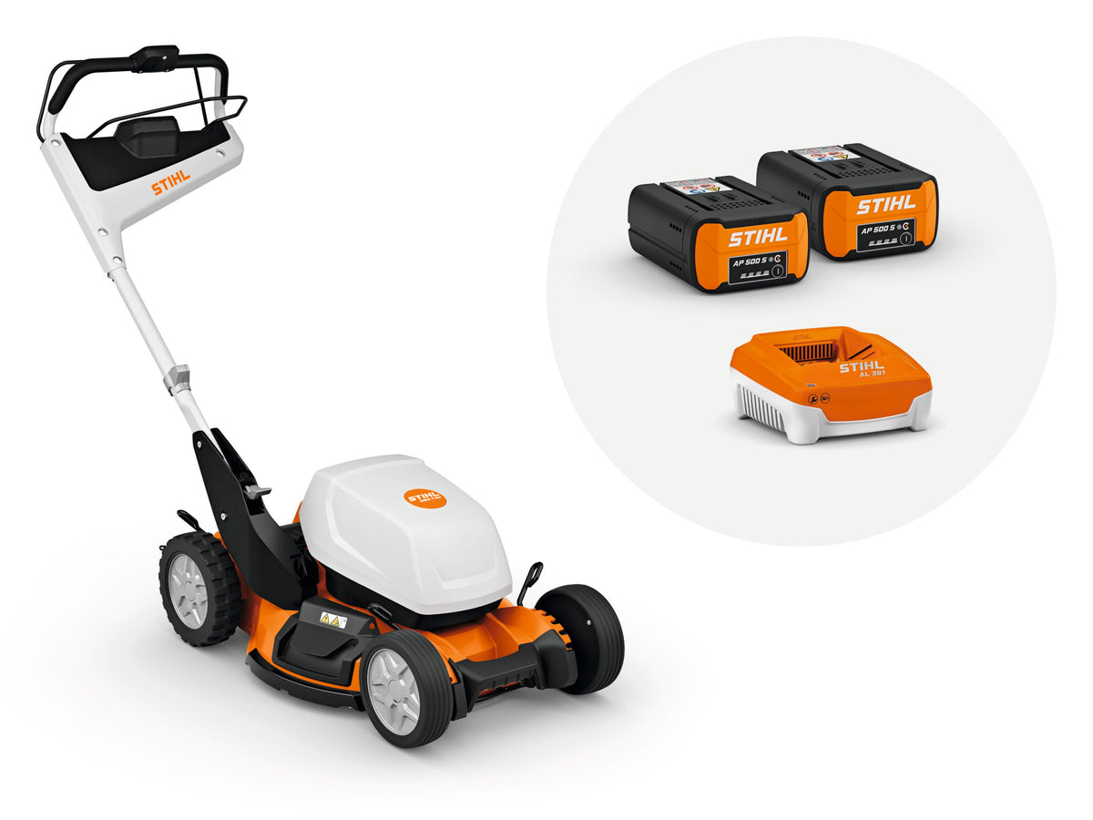 Stihl RMA 7 RV Battery Powered Mower | Set includes (2) AP 500 S Batteries & AL 301 Charger