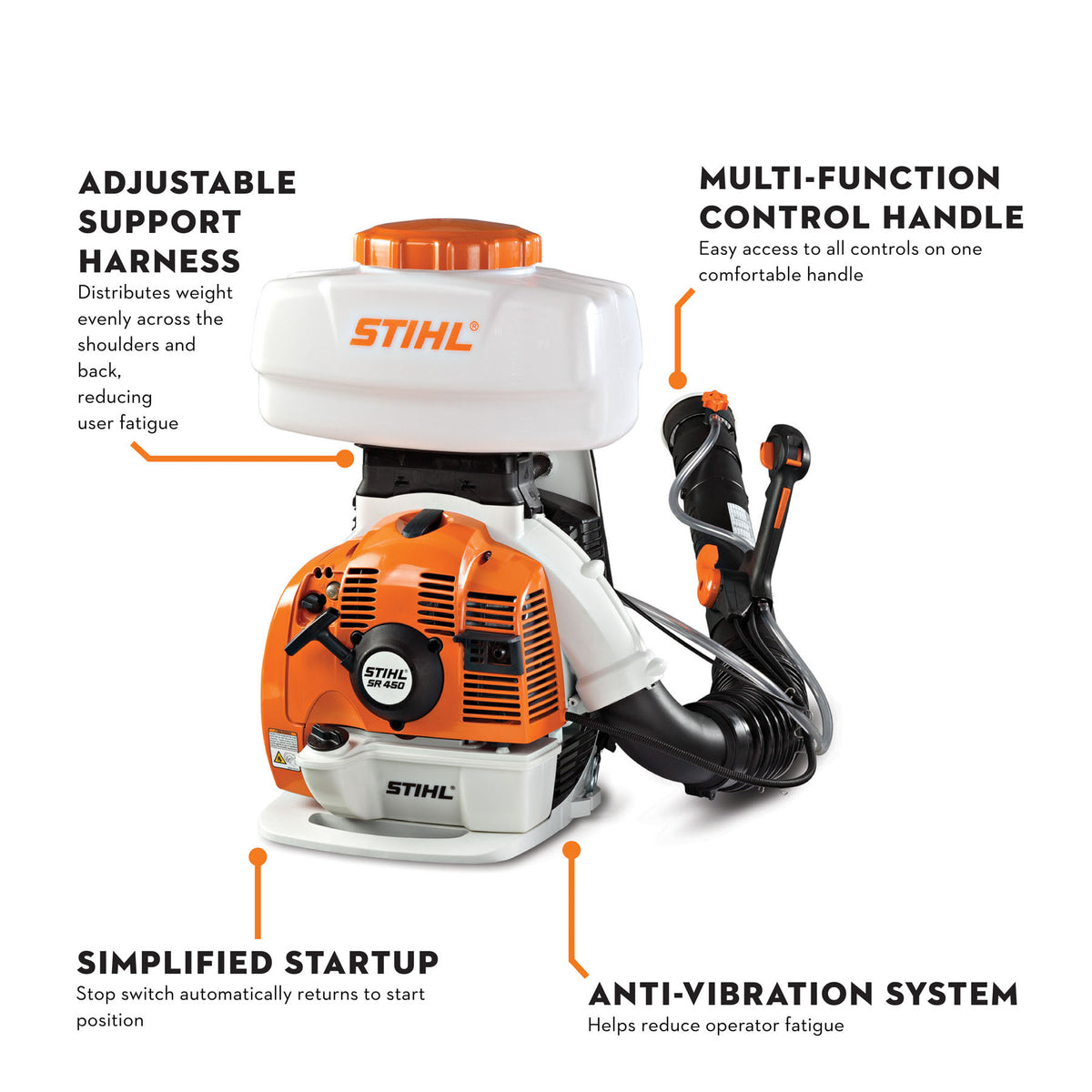 Stihl SR 450 Gas Backpack Sprayer