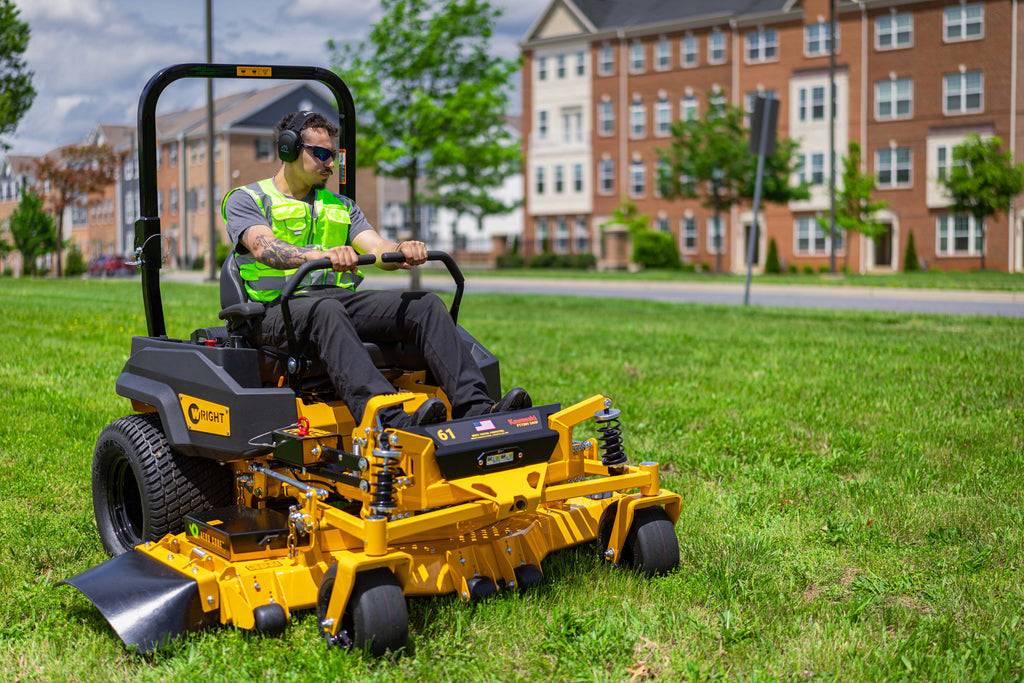 Wright ZTS Zero Turn Mower | Up to 61" Deck, Suspension & Kawasaki FT730