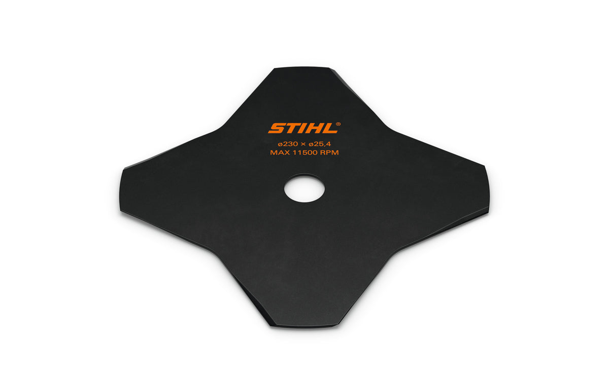 Stihl Grass Blade | 4-Teeth | 230mm x 20mm | 230mm x 25.4mm
