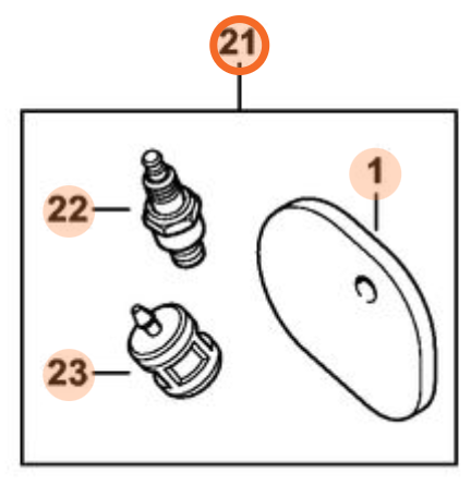 Stihl Service Kit | 4144 007 1800 | Fits HT 56 C-E, KM 56 RC-E, FC 70, FC 56 C-E, FS 70 R