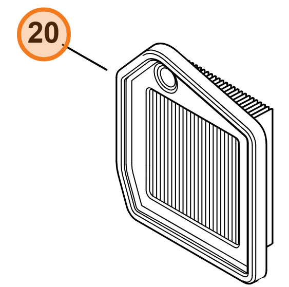 Stihl Air Filter 4147 141 0300 | Fits many models | FS 361, FS 461, FS 251, FS 251 R, FS 240