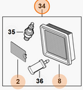 Stihl Service Kit | 4180 007 1043 | Fits FB-131