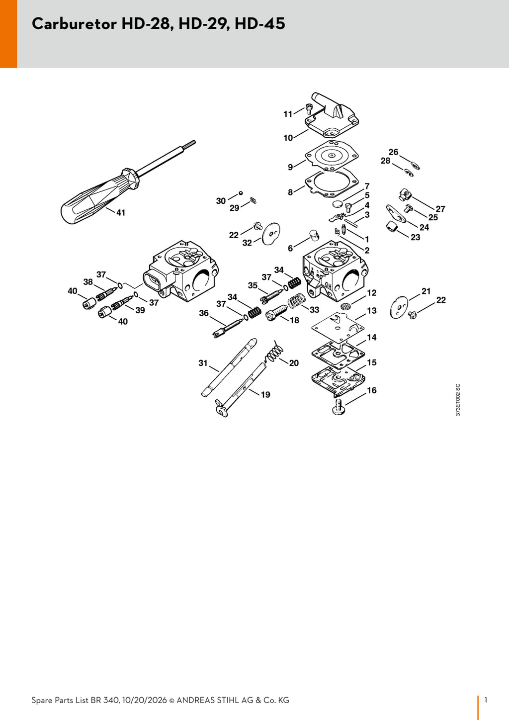 Stihl Carburetor Assembly 4203 120 0610 | Fits many models