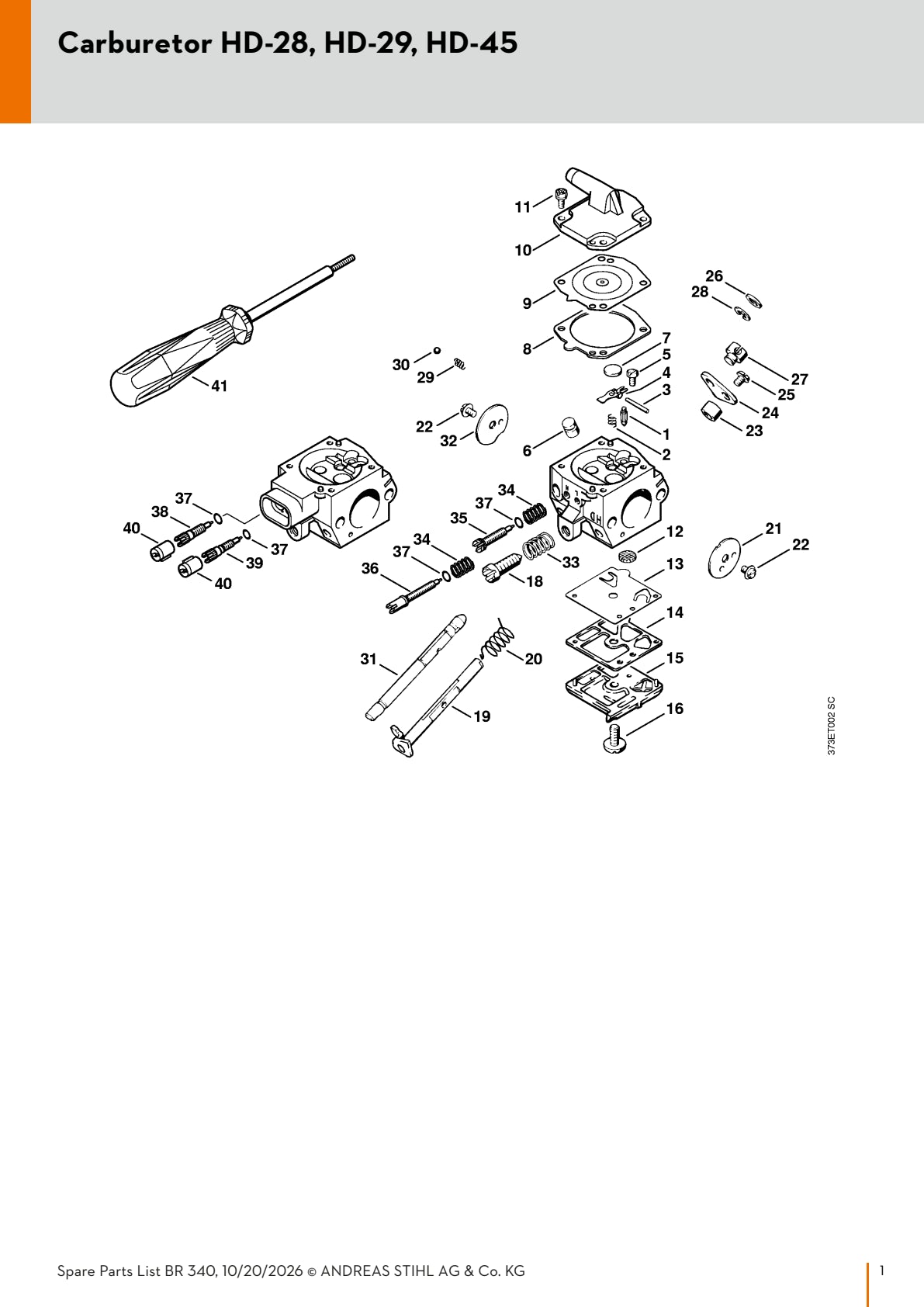 Stihl Carburetor Assembly 4203 120 0610 | Fits many models