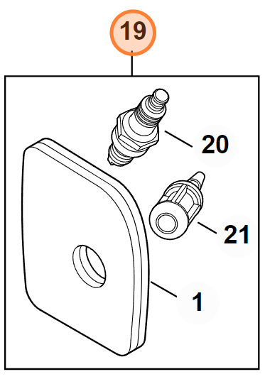 Stihl Service Kit | 4241 007 1800 | Fits SH 86 C-E, BG 86 C-E, BG 66, BG 86, BG 56 C-E
