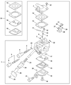 Stihl Carburetor Assembly 4244 120 0611 | 4244/11 | for BR 430, BR 450, SR 430, SR 450