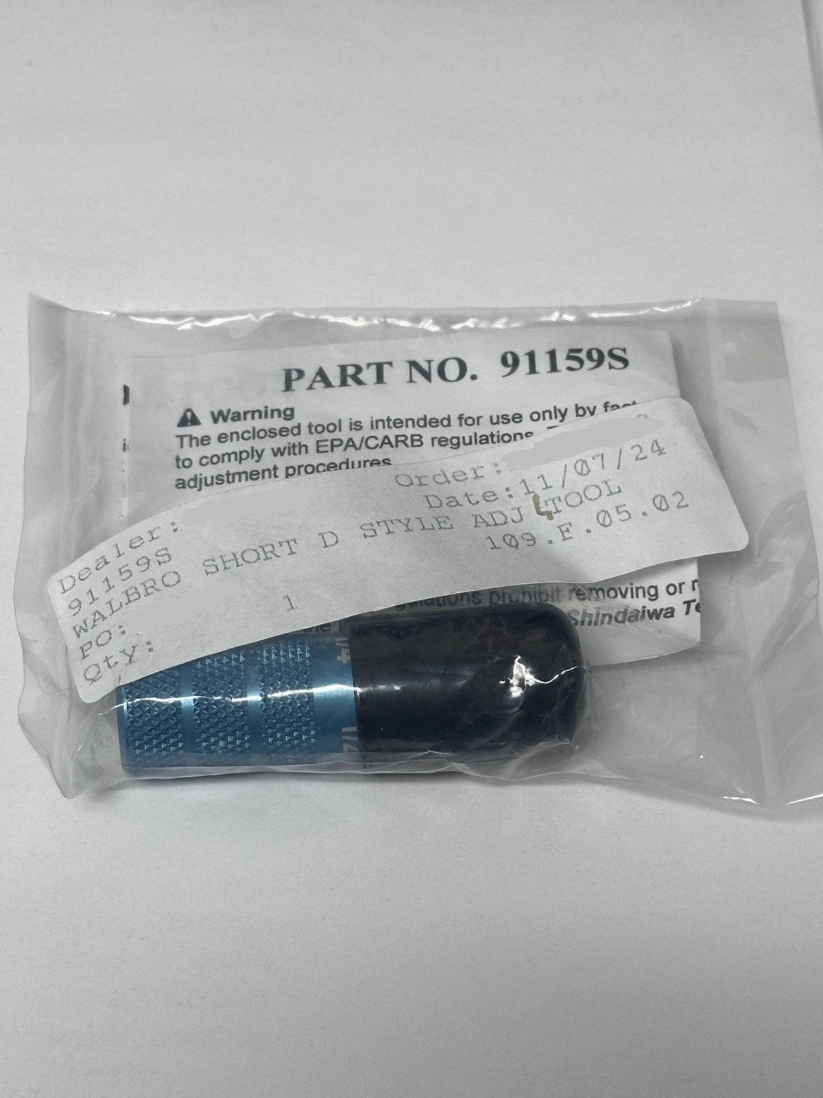 Echo Carburetor Adjusting Tool | 91159S & 91159L | Walbro Short D & Long D Style