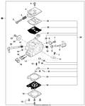 Echo Carburetor Assembly | A021005300 | CS-2511P S/N: C83715001001 - C83715999999