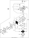 Echo Carburetor Assembly | A021005440 | Fits PAS-225, SRM-225, T225