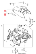 Echo Cylinder/Engine Cover | A160003360 | Fits CS-4510, CS-4920