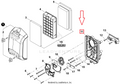Echo Air Filter Case | A225000770 | EB790, EB790RT, PB-7910H, PB-7910T