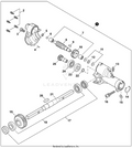 Echo Gearcase Assembly | C051000301 | Fits ProSweep Attachment