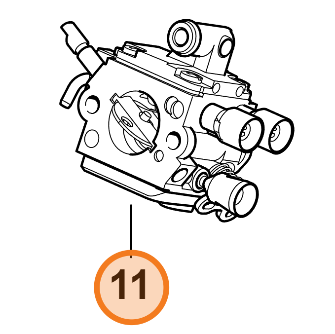 Stihl Carburetor Assembly 1137 120 0621 | For MS 194 T & MS 194 C-E | 1137/21