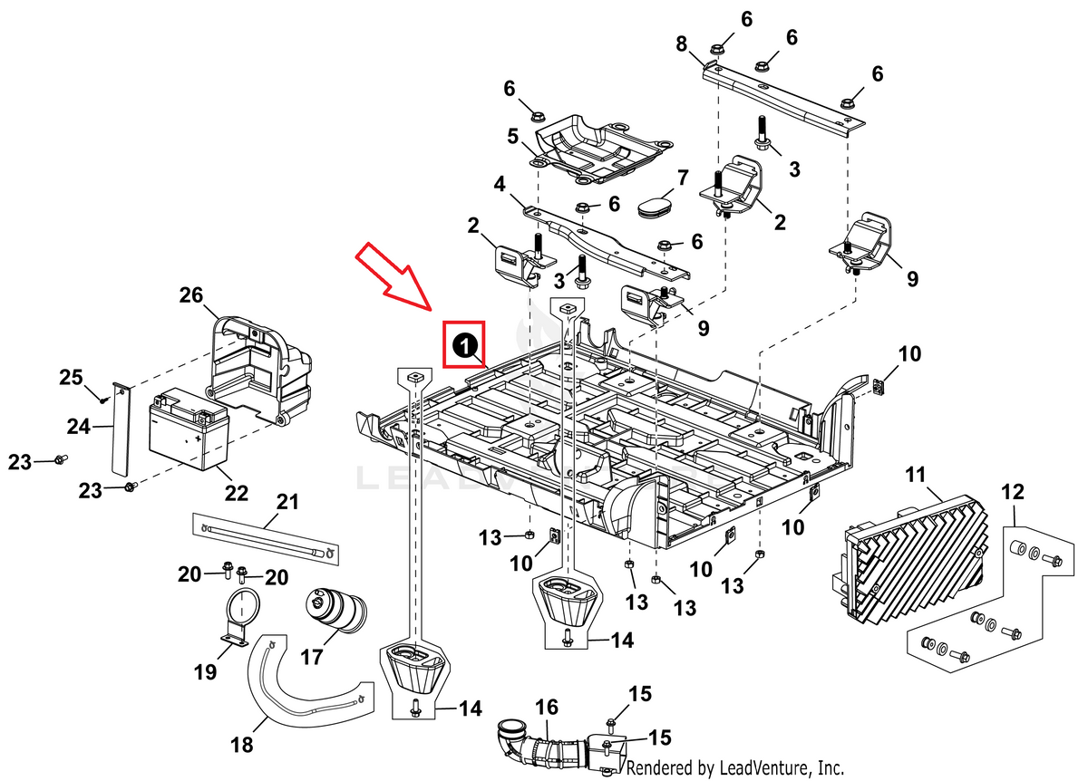 Echo Base Housing | YH479002150 | EGi-3600