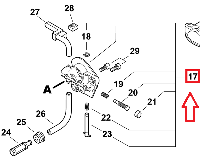 Echo C022000010 Auto-Oiler Assembly | Fits many models