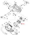 Echo Electric Motor Assembly | A054000300 | Fits DCS-2500T, DCS-2500TN